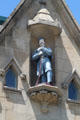 Statue of Civil War Union soldier atop Sidney Monumental Building. Sidney, OH.
