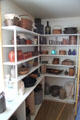 Food storage closet of Whitney home at Historic Kirtland Village. Kirtland, OH.