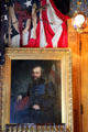 James A. Garfield painted portrait at Garfield home. Mentor, OH.