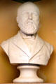 James A. Garfield marble bust at Garfield NHS. Mentor, OH.