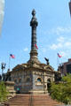 Soldiers' & Sailors' Monument by Levi Tucker Scofield in Cleveland Public Square. Cleveland, OH.
