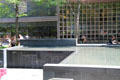 Reading A Garden fountain in courtyard of Cleveland Public Library. Cleveland, OH.