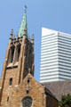 Cathedral of St. John the Evangelist & One Cleveland Center. Cleveland, OH