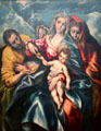 Holy Family with Mary Magdalene painting by El Greco at Cleveland Museum of Art. Cleveland, OH.