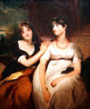 Portrait of Charlotte and Sarah Carteret-Hardy by Sir Thomas Lawrence at Cleveland Museum of Art. Cleveland, OH.
