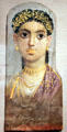 Funerary Portrait of Young Girl from Roman Egypt at Cleveland Museum of Art. Cleveland, OH.