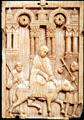Italian ivory plaque of Journey to Bethlehem from Amalfi at Cleveland Museum of Art. Cleveland, OH.