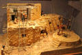 Model of Zuni Pueblo at Cleveland Museum of Natural History. Cleveland, OH.