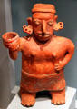 Nayarit clay female figure from Western Mexico at Cleveland Museum of Natural History. Cleveland, OH.
