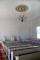 Interior of Baptist Meeting House at Hale Farm. Cleveland, OH.