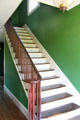 Staircase in Jonathan Goldsmith House at Hale Farm. Cleveland, OH.