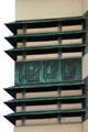 Horizontal canopies of Price Tower by Wright. Bartlesville, OK.