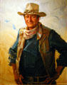 Portrait of John Wayne by Everett Raymond Kinstler at National Cowboy Museum. Oklahoma City, OK.