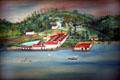 Painting of J.W.&V. Cook Cannery by Nigel Kennedy Esdaile at Columbia River Maritime Museum. Astoria, OR.