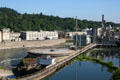 Oregon City mills at Willamette Falls. Oregon City, OR.