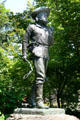 Pioneer statue by Alexander Phimister Proctor on University of Oregon campus. Eugene, OR.