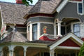 Queen Anne details of Nunan House. Jacksonville, OR.