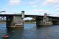 Morrison Bridge over Willamette River. Portland, OR.