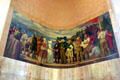 Mural of first white women to reach Fort Vancouver overland by Barry Faulkner in Oregon State Capitol. Salem, OR.