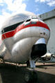 Boeing 377 Stratocruiser nose section at Tillamook Air Museum. Tillamook, OR.