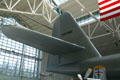 Tail of Spruce Goose stands 8 stories high at Evergreen Aviation & Space Museum. OR.