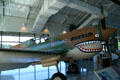 Curtiss P-40N painted in Flying Tiger colors at Evergreen Aviation & Space Museum. OR.