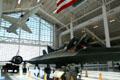 Sharp edges of Lockheed SR-71A at Evergreen Aviation & Space Museum. OR.