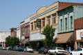 First Ave. Streetscape with #343 , 333 , 327 , 325 , 317 by Charles Burgraff, & 311-313. Albany, OR.