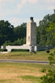 Eternal Light Peace Memorial on Oak Hill was position of Confederate artillery on Day 1 battle. Gettysburg, PA.