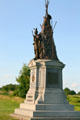 42nd New York Infantry monument at Gettysburg National Military Park. Gettysburg, PA.