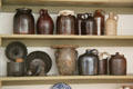 Stoneware crocks at Shriver House Museum. Gettysburg, PA.