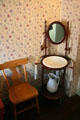 Wash stand at Jennie Wade House Museum. Gettysburg, PA.