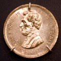 Abraham Lincoln 1864 election promotion medal. PA.