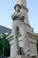 Union sailor on Lancaster Civil War Monument. Lancaster, PA.