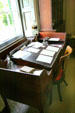 Upstairs desk of President James Buchanan at Wheatland. Lancaster, PA.