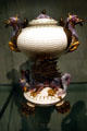 Tea urn & stand by D. McBirney & Co. of Belleek, Ireland, at Philadelphia Museum of Art. Philadelphia, PA.