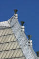 Roof ridge detail of Beth Shalom Synagogue. Philadelphia, PA