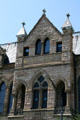 Gothic stonework of Municipal Building. Scranton, PA.