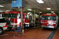 Fire engines at Scranton Fire Headquarters. Scranton, PA.