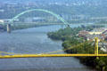 Details of 10th Street & Brady Street Bridges over Monongahela River. Pittsburgh, PA.