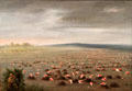 Ambush for Flamingos painting by George Catlin at Carnegie Museum of Art. Pittsburgh, PA.