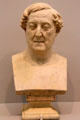Gioacchino Rossini plaster bust by Jean-Pierre Dantan at Carnegie Museum of Art. Pittsburgh, PA.