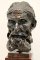 Bronze head of Eustache de Saint-Pierre by Auguste Rodin at Carnegie Museum of Art. Pittsburgh, PA.