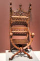 Chair by G. Fisseux of France at Carnegie Museum of Art. Pittsburgh, PA.