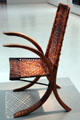 Chair by Wharton Esherick of USA at Carnegie Museum of Art. Pittsburgh, PA.