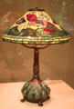 Poppy Lamp by Clara Driscoll of Tiffany Studios of New York City at Carnegie Museum of Art. Pittsburgh, PA.