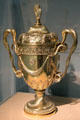 Gilded silver Wells Cup by Daniel Smith & Robert Sharp of Britain at Carnegie Museum of Art. Pittsburgh, PA.