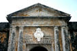 Morro Fortress neoclassical portal. San Juan, PR.