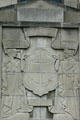 Rhode Island crest on Bank of America Building. Providence, RI.