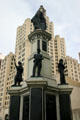 Civil War Memorial or Soldiers and Sailors Monument in Kennedy Square. Providence, RI.
